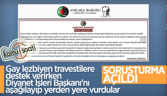 Ankara Barosu hakkında soruşturma başlatıldı