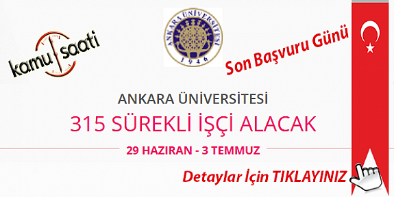 Ankara Üniversitesi Hastanesi İşkur İle 315  İşçi Personel Alımı Yapacak