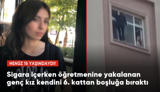 Bursa'da Sigara içerken öğretmenine yakalanan genç kız kendini 6. kattan boşluğa bıraktı