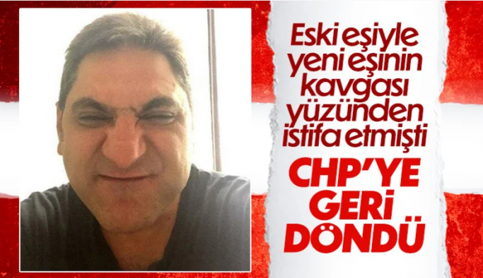 Aykut Erdoğdu, CHP'ye geri döndü