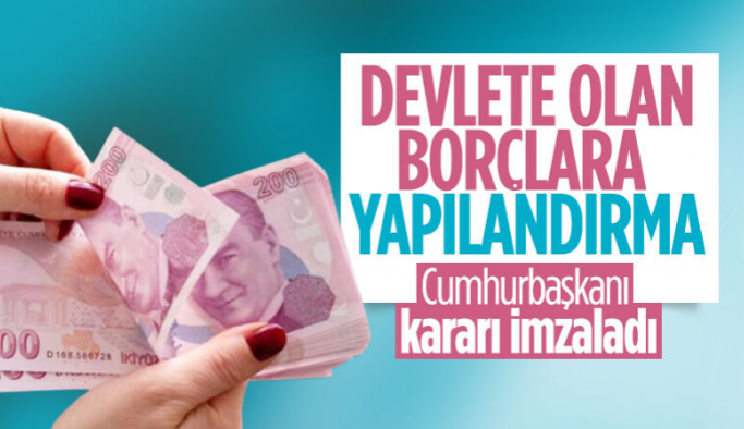 Borç yapılandırma paketi Resmi Gazete'de