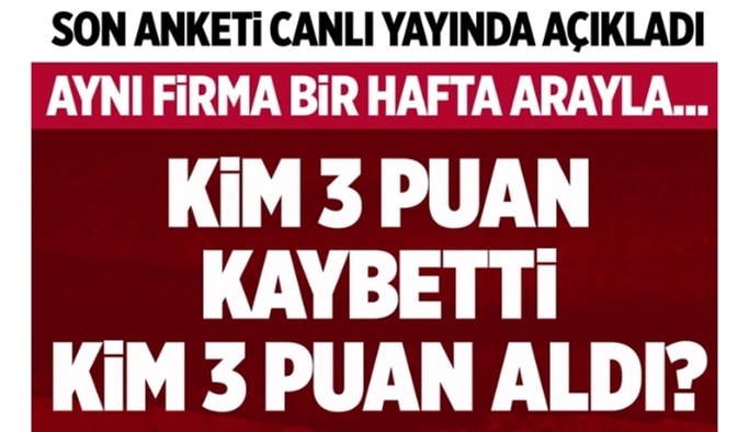 Seçime 21 gün kala son anket paylaşıldı! Bir haftada Erdoğan ne yaptı Kılıçdaroğlu ne oldu?