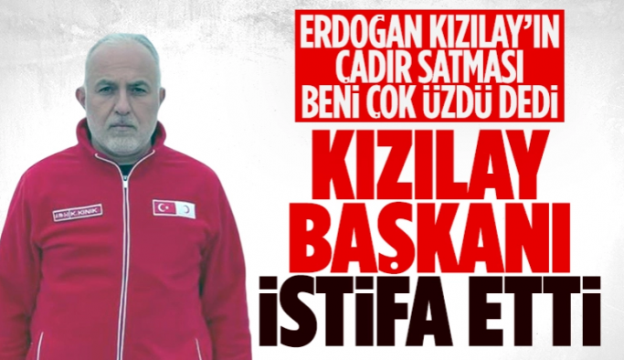 Kızılay Başkanı Kerem Kınık istifa etti