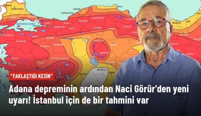 Adana depreminin ardından Naci Görür'den Şoke eden uyarı! İstanbul için de korkutan tablo