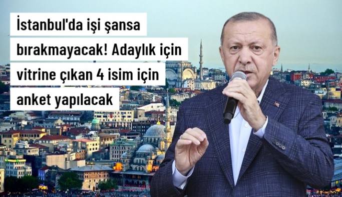 AK Parti İstanbul'da işi şansa bırakmayacak! Adaylık için vitrine çıkan 4 isim için anket yapılacak