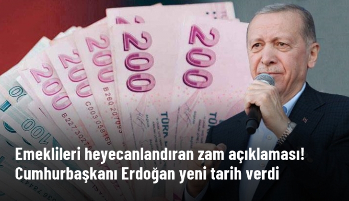 Cumhurbaşkanı Erdoğan'dan emekli maaşları Yıl sonu yeniden değerlendirilebilir
