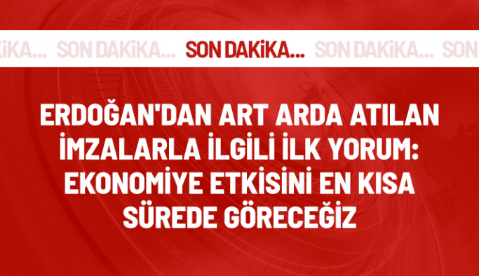 Son Dakika! Cumhurbaşkanı Erdoğan: Körfez turunun ekonomimiz üzerindeki etkilerini en kısa zamanda göreceğiz