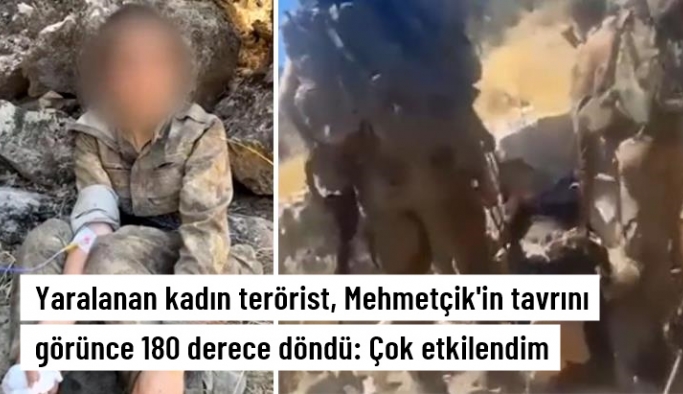 Yaralanan kadın terörist, Mehmetçik'in tavrını görünce 180 derece döndü: Çok etkilendim, hiçbir şey dışarıdan görüldüğü gibi değil