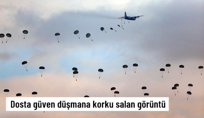 Türk komandolarından dosta güven düşmana korku salan tatbikat Kayseriden