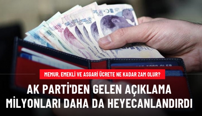 AK Parti Grup Başkanvekili Akbaşoğlu'ndan memur, emekli ve asgari ücret zammı mesajı: Alım gücü artacak