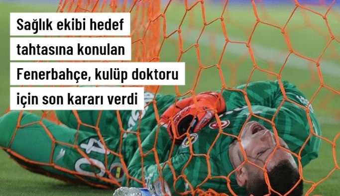 Fenerbahçe, hedef gösterilen kulüp doktoru Ertuğrul Karanlık ve sağlık ekibine sahip çıktı