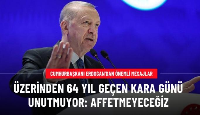 Cumhurbaşkanı Erdoğan'dan 27 Mayıs mesajı: Üzerinden asırlar geçse de unutmayacağız