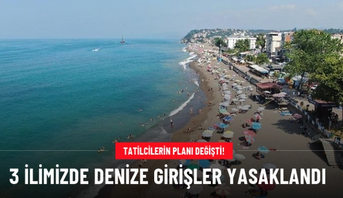 Düzce, Sakarya ve Sinop'ta denize girişler yasaklandı