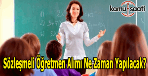 Sözleşmeli öğretmen alımı ne zaman yapılacak? Bakan İsmet Yılmaz açıkladı