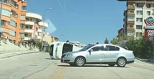 Ankara Çukurambar'da trafik kazası!