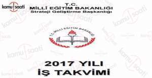 MEB 2017 yılı İş Takvimini yayınladı