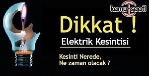 İstanbul'da 7 ilçede elektrik kesintisi