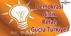 Referandum için dört slogan: Demokrasi, Refah, Birlik, Güçlü Türkiye