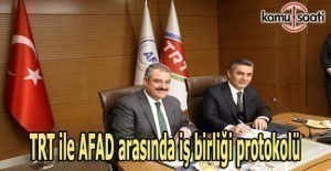 TRT ile AFAD arasında iş birliği protokolü