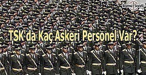 TSK'da kaç asker bulunuyor? 2017 TSK askeri personel sayısı