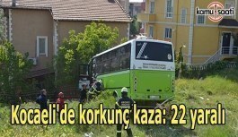 Kocaeli'de korkunç kaza- 22 yaralı