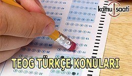 TEOG 2. Dönem Türkçe Konuları