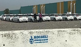 Kocaeli'de FG plakalı araçlar otoparka çekildi