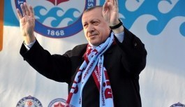 Erdoğan'dan Trabzonspor'un 50. yılı için mesaj