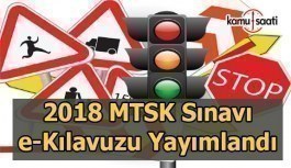 2018 MTSK Sınavı e-Kılavuzu yayımlandı