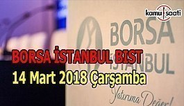 Borsa İstanbul BİST - 14 Mart 2018 Çarşamba
