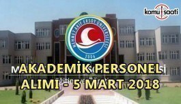 Mehmet Akif Ersoy Üniversitesi akademik personel alımı