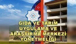 Alanya Alaaddin Keykubat Üniversitesi Gıda ve Tarım Uygulama ve Araştırma Merkezi Yönetmeliği