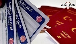 Yeni Ehliyet ve kimlik ve pasaport dönem ücretleri 20 Nisan 2018