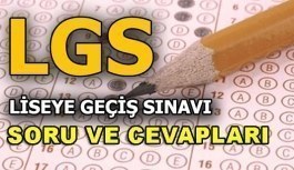 2018 LGS soru ve cevapları ne zaman yayınlanacak?