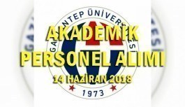 Gaziantep Üniversitesi 27 Akademik Personel Alımı - 14 Haziran 2018