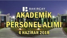 İzmir Bakırçay Üniversitesi akademik personel alım ilanı - 6 Haziran 2018
