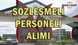Manisa Celal Bayar Üniversitesi 29 Sözleşmeli Personel Alım İlanı - 8 Haziran 2018