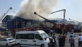 İstanbul Hadımköy'de yangın! Fabrika...