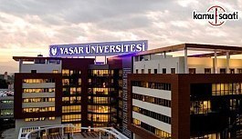 Yaşar Üniversitesi Lisansüstü Eğitim ve Öğretim Yönetmeliğinde Değişiklik Yapıldı - 1 Ağustos 2018 Pazartesi