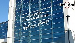 Özyeğin Üniversitesi Lisans Eğitim ve Öğretim Yönetmeliğinde Değişiklik Yapıldı - 27 Ekim 2018 Cumartesi