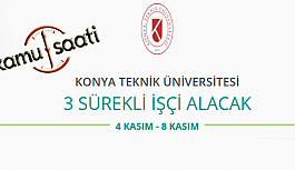 Konya Teknik Üniversitesi Sürekli İşçi Personel Alımı