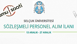 Konya Selçuk Üniversitesi Sözleşmeli Tekniker Personel Alımı Yapacak