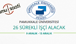 Pamukkale Üniversitesi 26 Sürekli İşçi Personel Alımı Yapacak