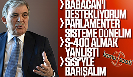 Abdullah Gül, Gündemi Değerlendirdi !!