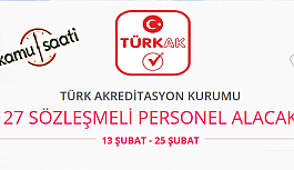 Türk Akreditasyon Kurumu 27 Sözleşmeli Personel Alımı