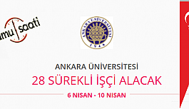 Ankara Üniversitesi 28 Sözleşmeli Personel Alımı