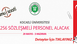 Kocaeli Üniversitesi 256 Sözleşmeli Personel Alımı Yapacak İş Başvurusu ve Başvuru Formu 2020