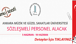 Ankara Müzik ve Güzel Sanatlar Üniversitesi Personel Alımı İş İlanları Başvuru formu