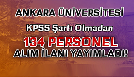 Ankara Üniversitesi 134 işçi alacak