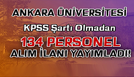 Ankara Üniversitesi 134  İşçi Personel alımı iş ilanları iş başvurusu ve başvuru formu